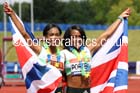 Womens 100 metres hurdles, British Championships, Birmingham. Photo: David T. Hewitson/Sports for All Pics